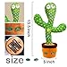Interactive Baby Toys Dancing Talking Cactus Toy,Funny Gift for Infant 6-18 Months, Singing Musical Record Repeat What You Say Light Up Toy for Toddler 1 2 3 Year Old Boy Girl (Volume Adjustment)