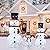 Lighted Snowman Family Outdoor Christmas Decoration, Set of 3 Collapsible Snowman Yard Lights, 270 LED White Pre-lit Snowman Lights for Indoor Outdoor Garden, Lawn, Patio Xmas Decor