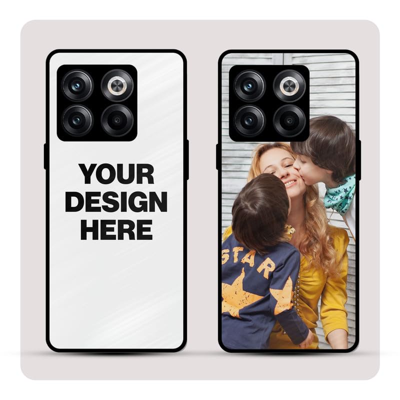 Image of Personalized Back Cover for Oneplus 10T | Custom Case with Name, Photo or Logo | PrintShield Hybrid with Soft TPU Grip & Scratch Protection