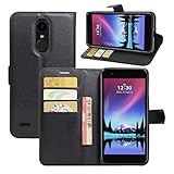 Compatibilidad: Esta plegable funda del teléfono es compatible con LG K10 2017 Smartphone. Compruebe por favor su modelo del teléfono de la celular antes de comprar.