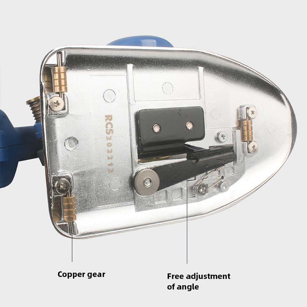 Cortadora de Tela Rotativa Eléctrica, Cortadora de Tela Inalámbrica con 2 Cuchillas y Batería de 2x2500 mAh, Ajuste de 5 Velocidades y Tijeras Eléctricas de Motor Potente para Cortar Tela de Algodón