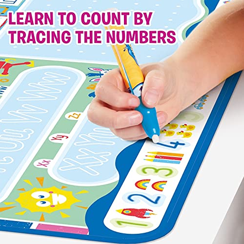 TOMY Tapis Aquadoodle D'Écolier E72866 Tapis de Dessin à Eau sans Taches Apprendre à Dessiner et à Écrire Coloriage Magique Jeu Éducatif pour Enfants + - vue 4