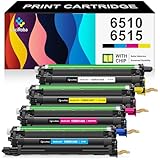 Liste d'emballage: 1 x noir, 1 x cyan, 1 x magenta, 1 x jaune, 4 paquets au total