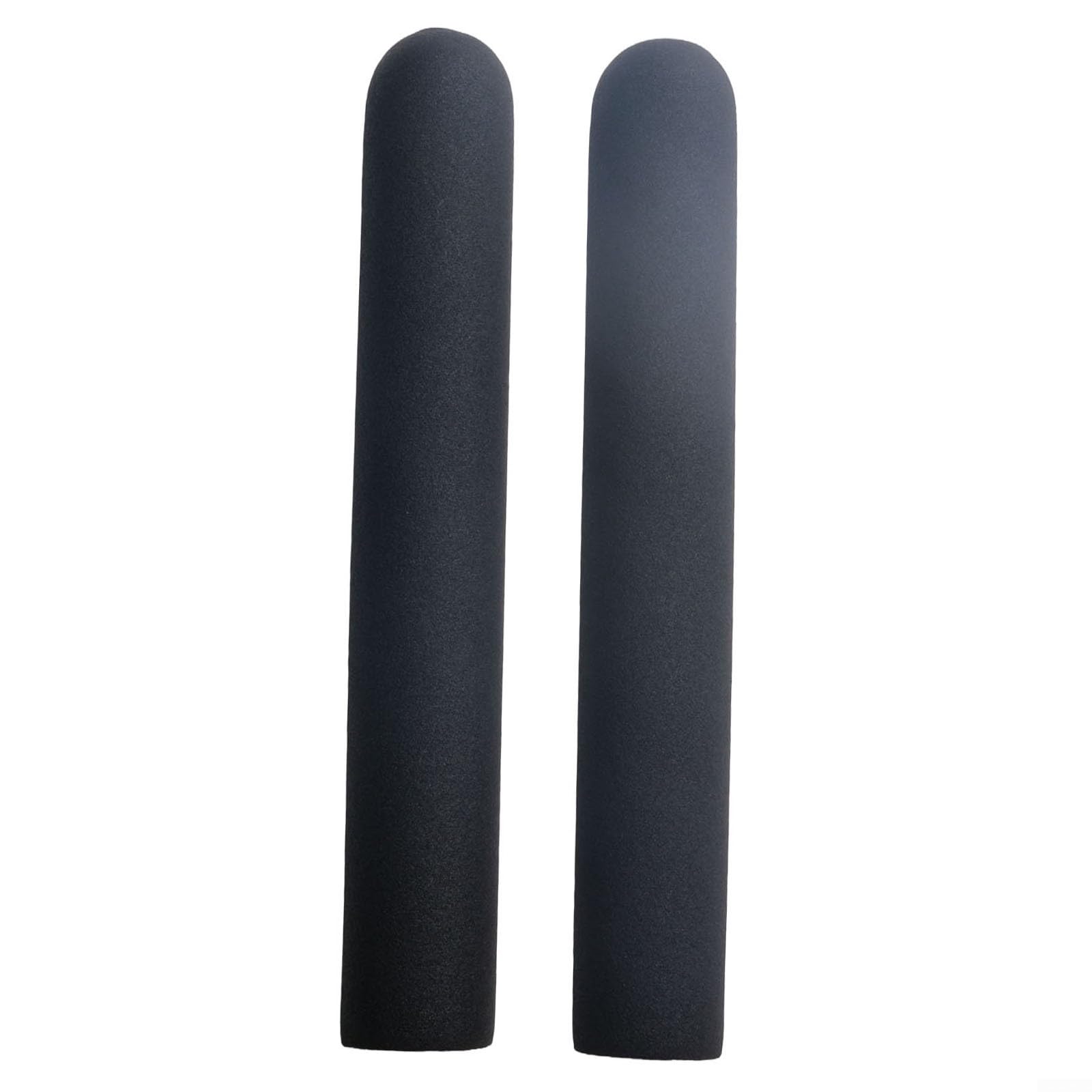 2 Pack PVC Handlebar Grips For Fitness Equipment, Non-Slip Dipped Gym Handle Covers With 20-31mm Inner Diameter, Replacement Accessories For Exercise Machines And Outdoor Tools, Black(25mm 200mm)