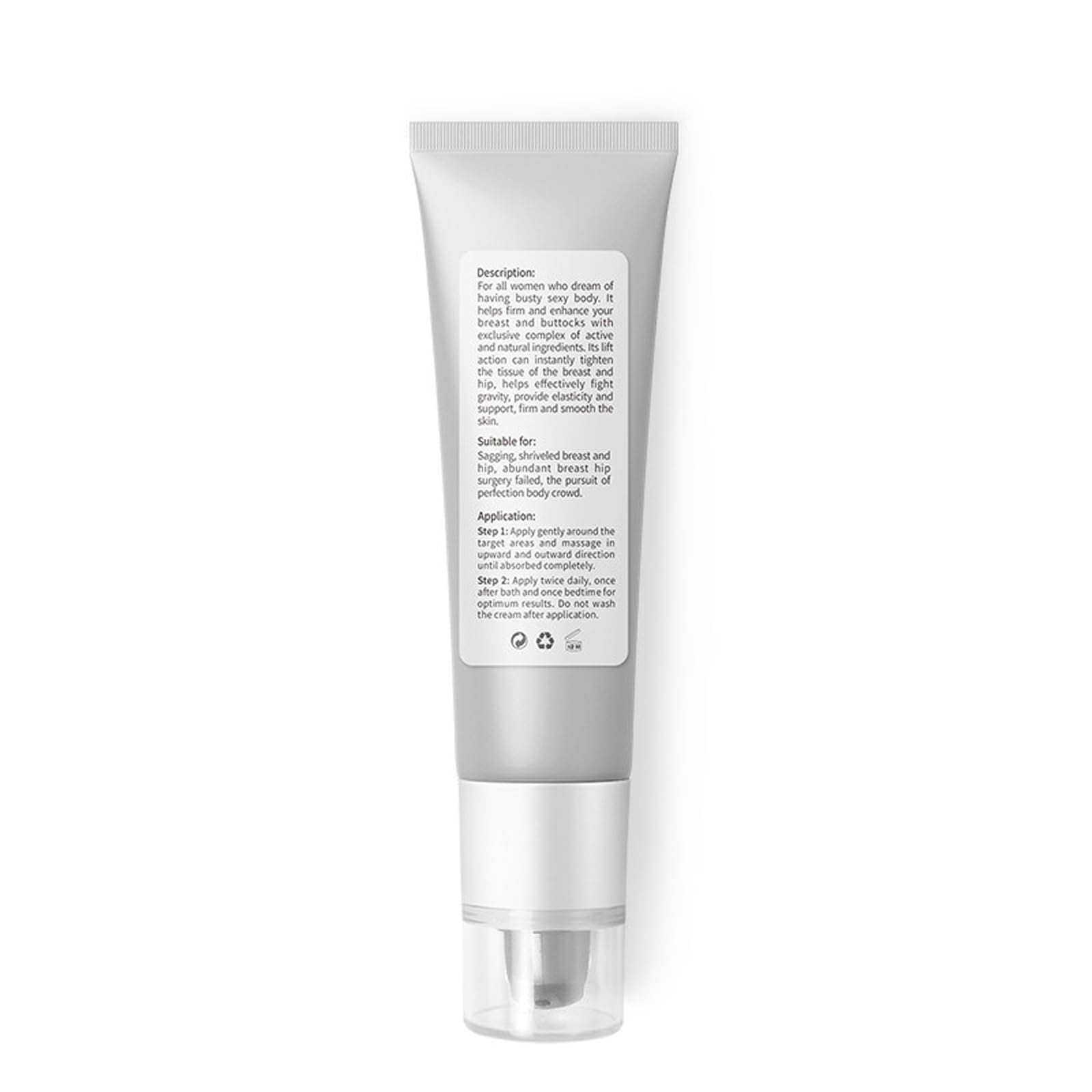 2 unidades de crema para el aumento de senos, crema de pecho para pechos más grandes, crema de levantamiento de senos para un crecimiento rápido en senos caídos, natural, fortalece la elasticidad y la