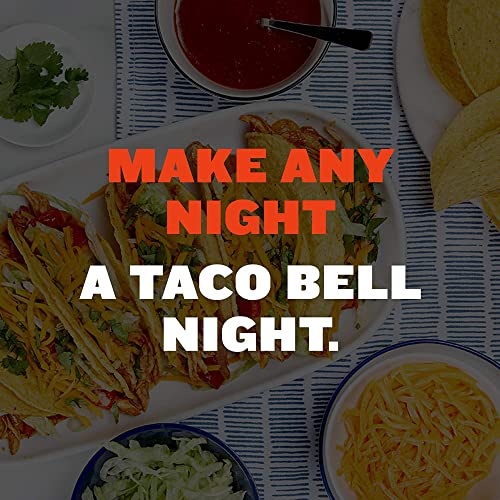 Taco Bell Mild Sauce 7.5 Ounce (Pack Of 4) With By The Cup Swivel Spoons #TOP6