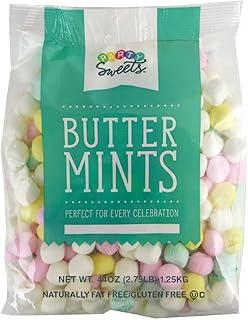 Party Sweets Assorted Pastel Buttermints, 2.75 Pound, Appx. 350 pieces from Hospitality Mints