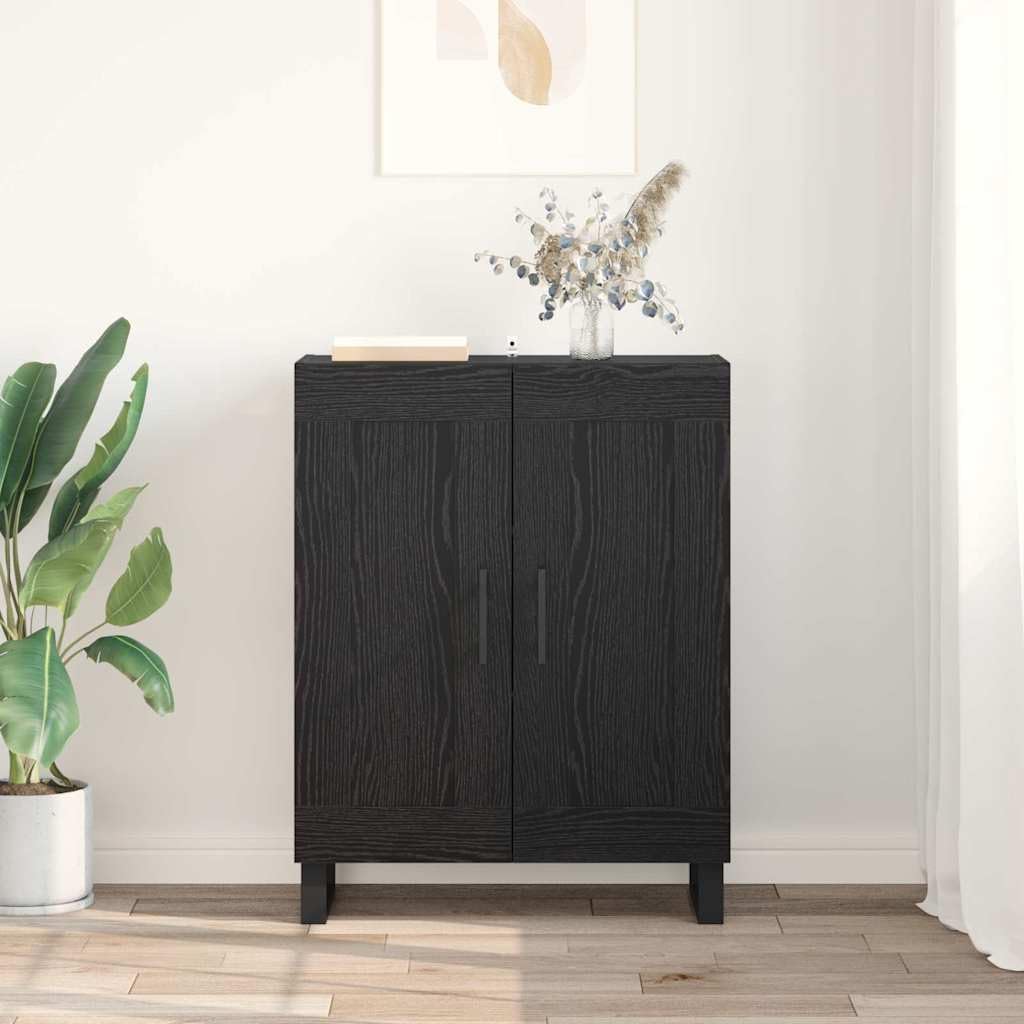 Hothingwell Kredens czarny 69,5 x 34 x 90 cm
