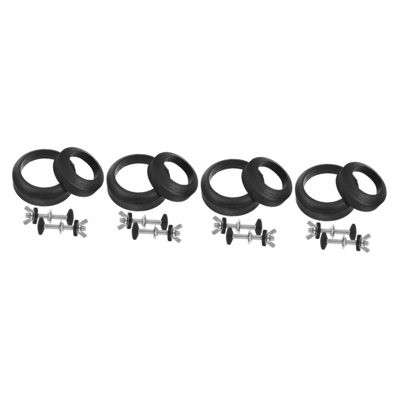 jojofuny 4 Juegos De Accesorios para Inodoro Pernos para Tanque De Inodoro Piezas De Tanque De Inodoro Pernos para Tanque De Inodoro Piezas De Repuesto para Inodoro
