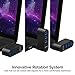 immagine 3Sabrent Premium Mini Hub in Alluminio 3 Porte USB 3.0 Rotante (Rotazione di 90°/180°) [Nero] (HB-R3MB)