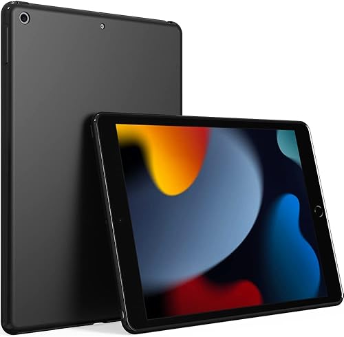Puxicu Funda para iPad 10.2 pulgadas, Diseño Delgado Mate TPU Caucho Suave Piel Silicona Cubierta Protectora Para IPad 9ª/8ª/7ª Generación 10.2"