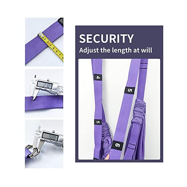 Yoga-Swing-Set-SlingDoor-SwingStretching-EquipmentDoor-SwingDanceGo-Upside-Down-for-Yoga-Practitioner-Ballet-Dancer-Gymnastics-Relieve SinHuo Yoga Swing,Door Swing,Stretching Equipment,Door Swing,Dance,Go Upside-Down for Yoga Practitioner Ballet Dancer Gymnastics Relieve (Pink)