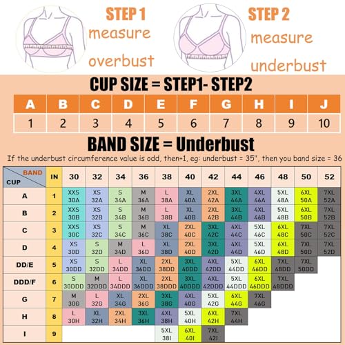 Image of No Underwire Lace Bras for Women Sponge Cup Front Closure Bra for Seniors Plus Size Full Coverage Bra No Wire Bras