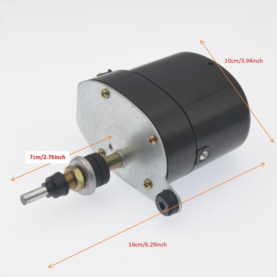 Image of Elarco Windscreen Wiper Motor for Willys for Jeep for Tractor Fishing-Boat Caravan 70mm 12V 105 01287358 7731000001