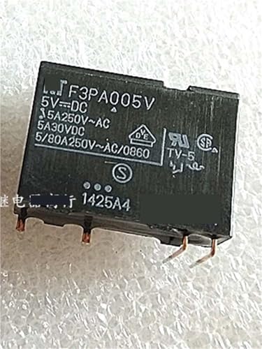 2 relés de 5 V F3PA005V 5 V CC interruptores miniatura para placa PCB