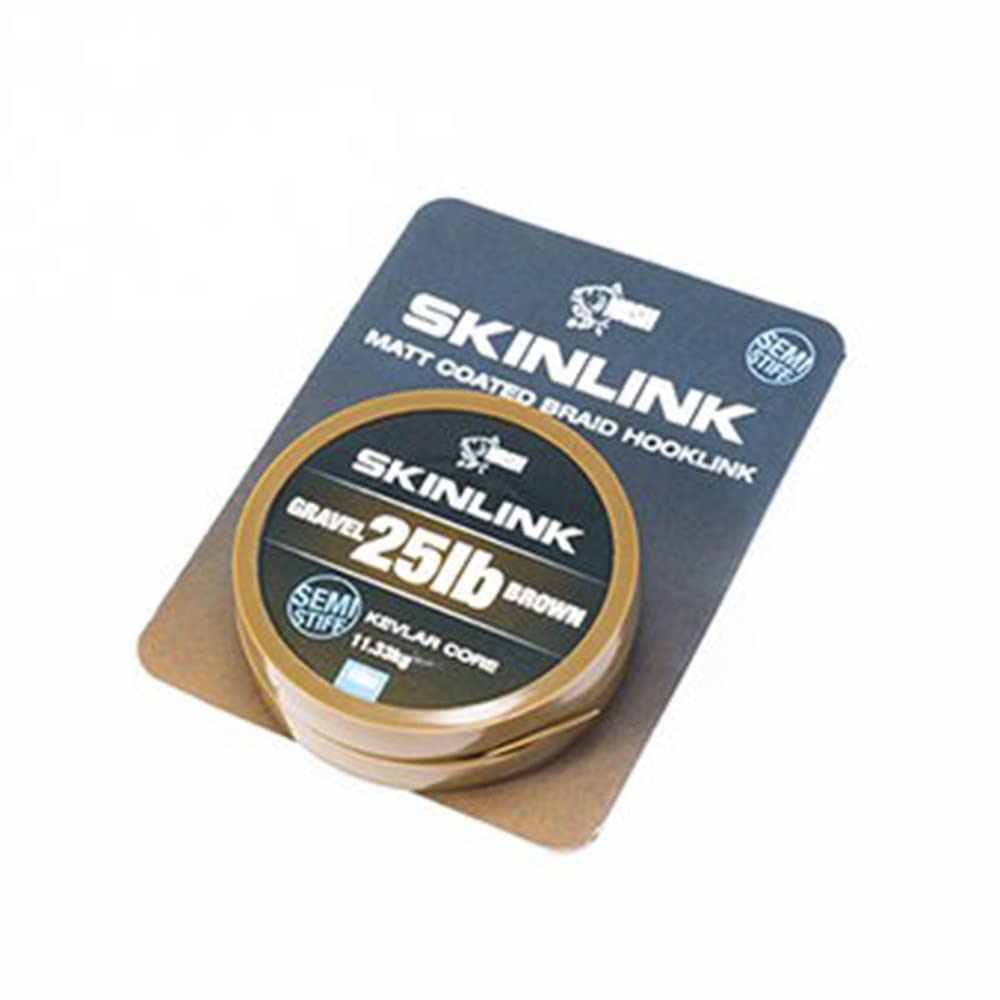 Nash Skinlink Matt Coated Braid Hooklink Semi Stiff 25lb Silt c/o Reelfishing