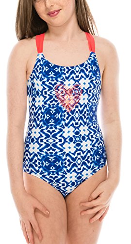 Image of ToBeInStyle Girl's Spaghetti Strap Printed Assorted Styles One Piece Swimsuit