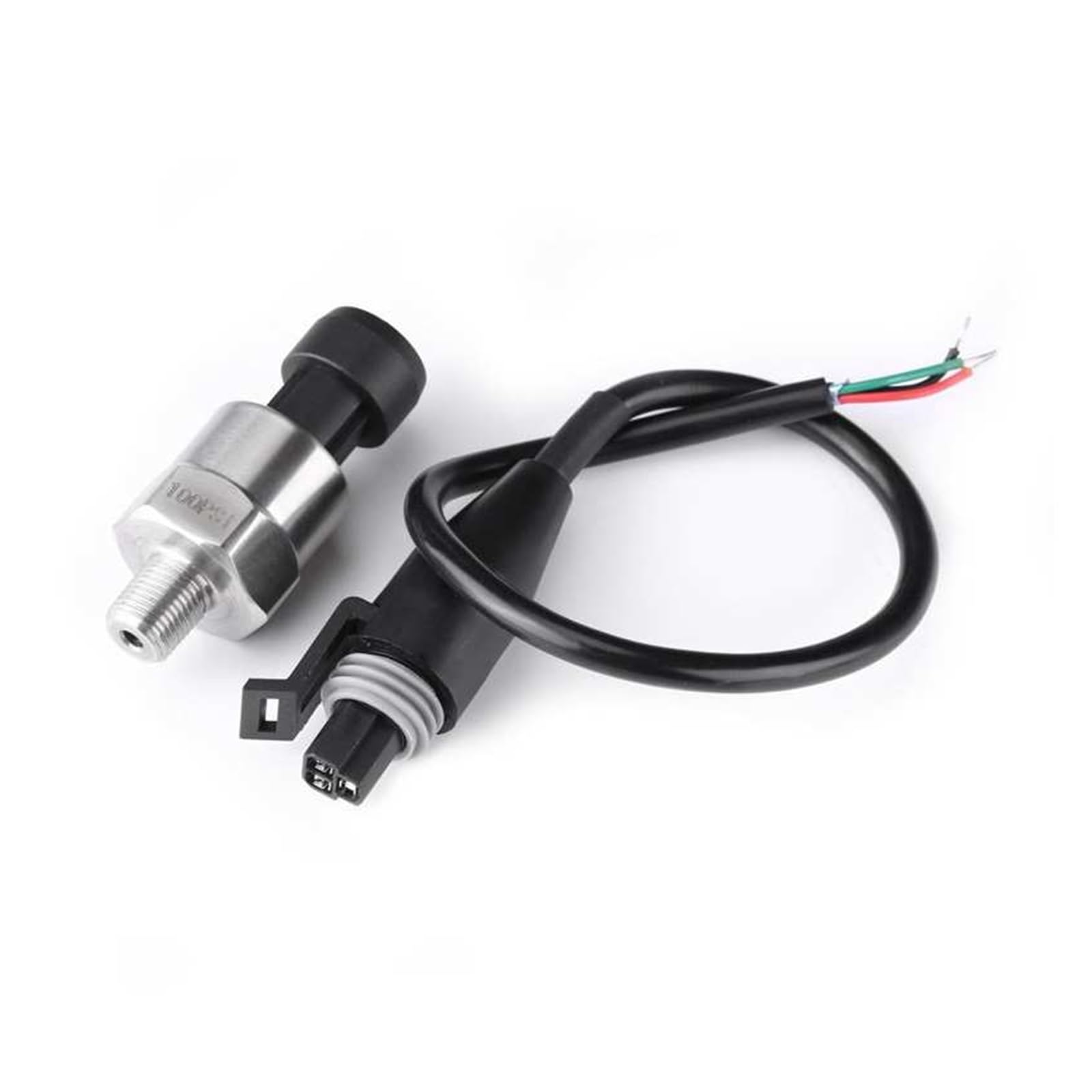 QRUYHBAJU Pressure transducer 1Pcs 1/8NPT Thread Pressure Gauge Transducer Stainless Steel Pressure Sender Sensor for Oil Fuel Air Water(100psi)