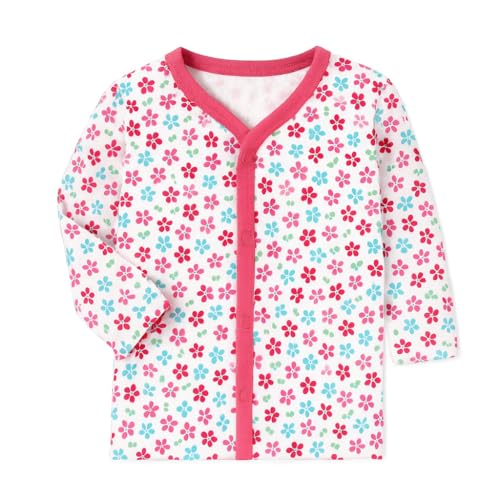 Image of EIO New Born Baby Clothes 0 | Soft Cotton Jablas for New Born | Front-Open Baby Tees for Boys & Girls Pack of 3 Newborn Clothing Set