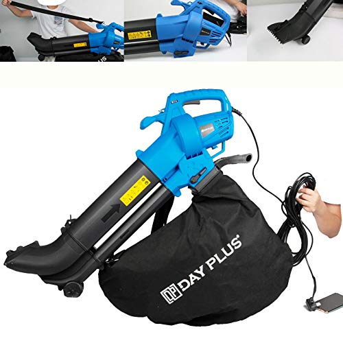 Autofaher Electric Garden Blower Vacuum Leaf Blower with Shredding Ratio 10:1, 3500 W, 35L Large Collection Bag Carry Strap Autofaher Electric Garden Blower Vacuum Leaf Blower with Shredding Ratio 10:1, 3500 W, 35L Large Collection Bag Carry Strap