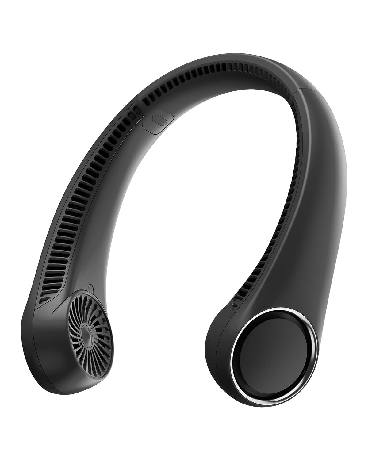 TMY Portable Hanging Bladeless Neck Fan (White) | Rechargeable Battery Operated Personal Fan | 3 Speed Wearable Cooling Fan | Hands-Free USB Neck Fan for Travel, Office, Outdoor & Gym (TMYP23)-image-33
