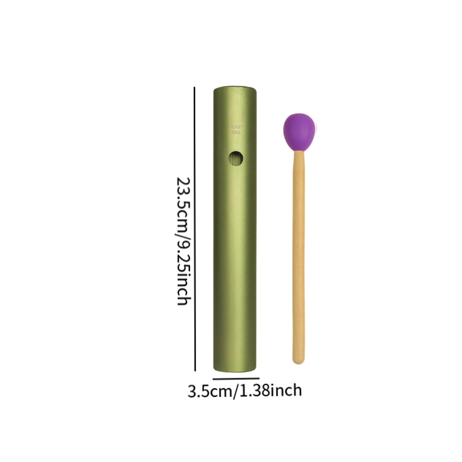 Amagogo Strumento a Percussione Educativo Tube per Gruppi Musicali, Verde