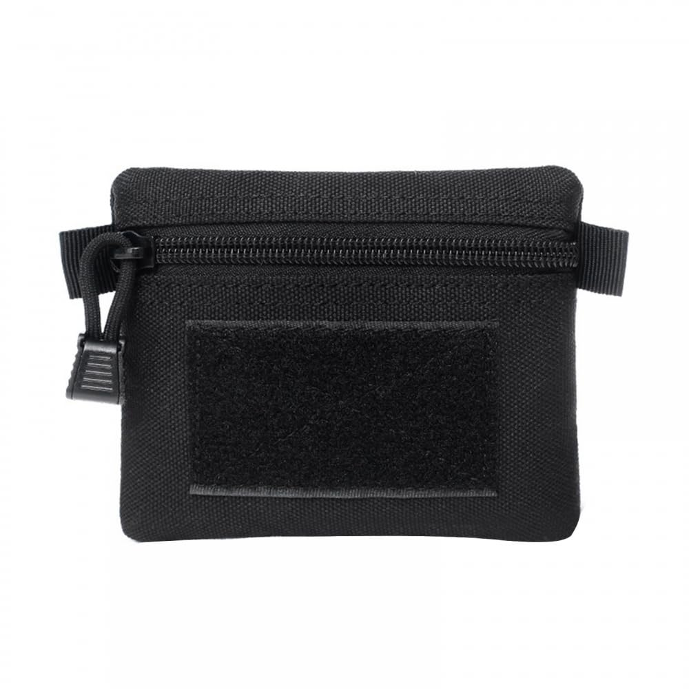Marsupio da uomo con moschettone Portafoglio per chiavi Custodia per organizer medica Portafoglio milare Borsa piccola Custodia per carte chiave portatile per esterni Borsa da cintura
