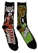 Marvel Guardians Of The Galaxy Rocket and Groot 2 Pack mens Crew Socks, Multi, Fits Shoe Size 6-12