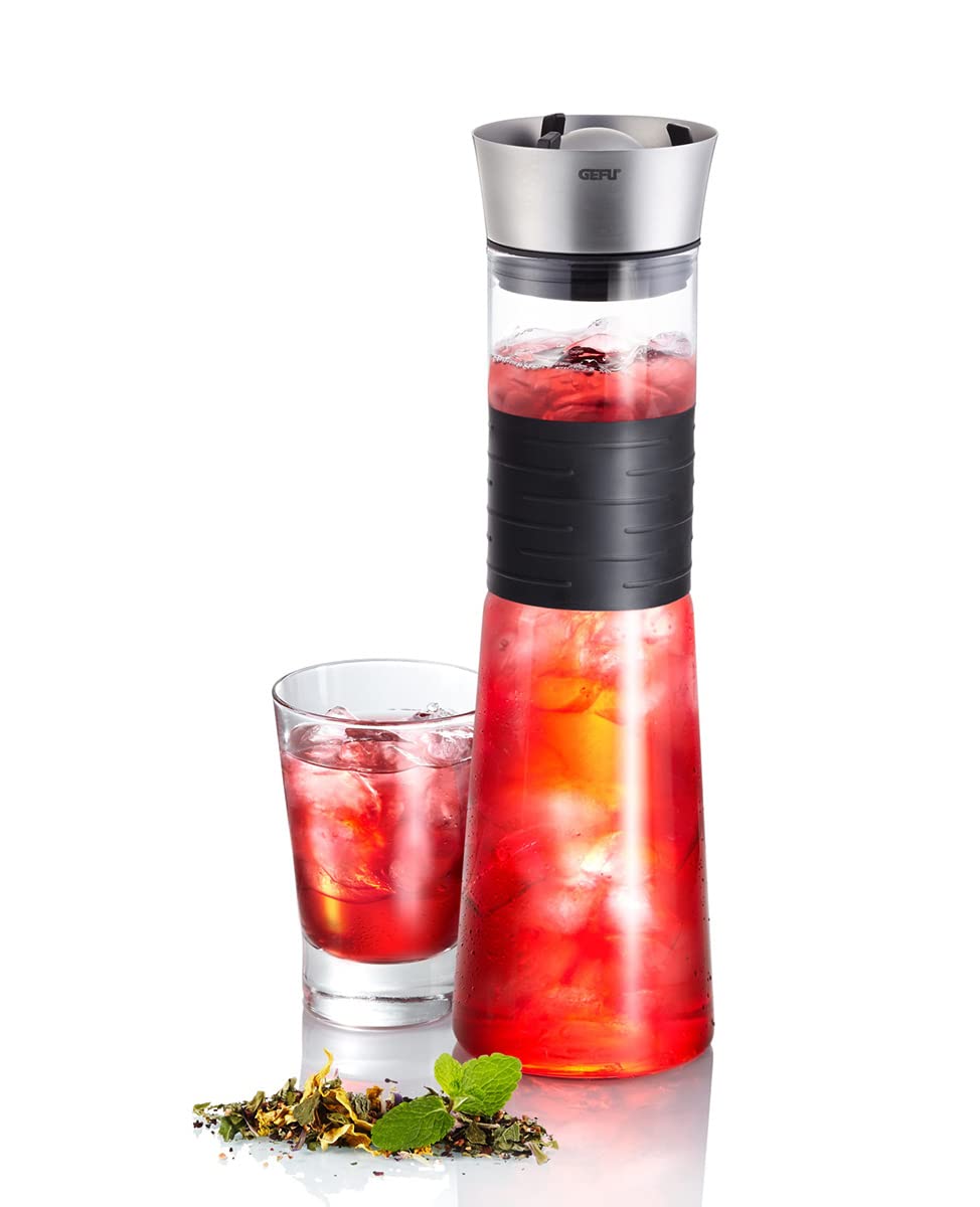 GEFU GE35270 Cascada Carafe Verre Inox 12,7 x 12,7 x 33,6 cm 1 L