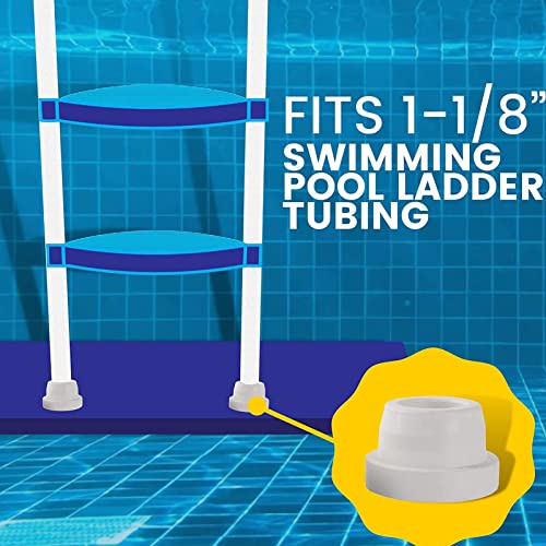 Topes para Escalera de Piscina Asixxsix 2 Pzs Blanco miniatura 5
