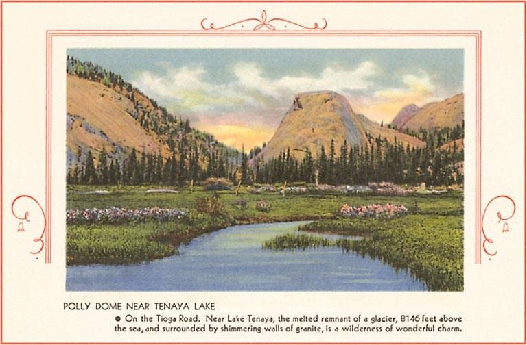 Found Image Press - Polly Dome near Tenaya Lake, Yosemite - Vintage Image