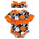 Generic Romper Romper+Headband Jumpsuits Outfits Halloween toddler girl halloween costumes