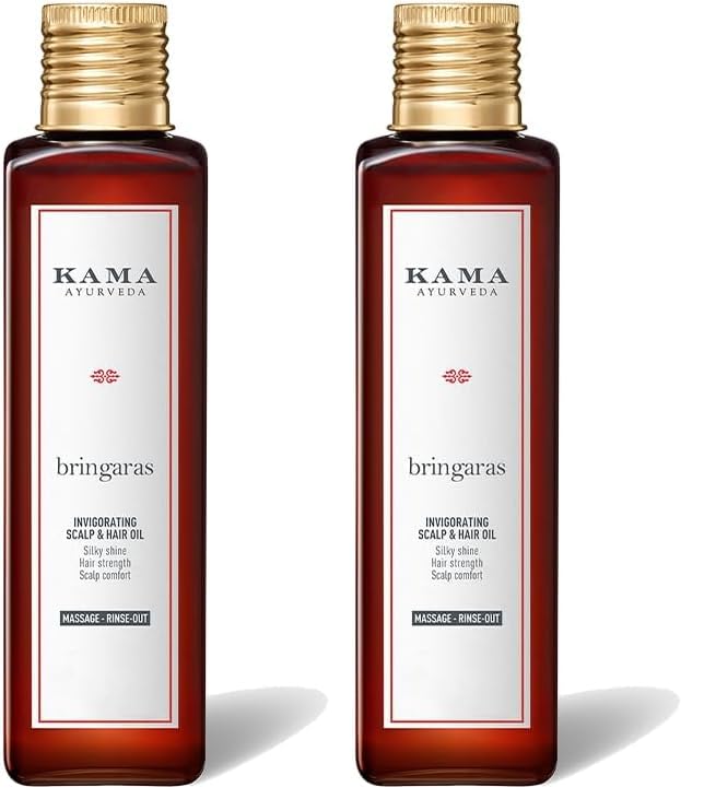 BRINGARAS BALANCING SCALP & HAIR OIL 200 ML | Stimulates Hair Growth | Rebalances Scalp Health (Pack of 2)-image-41