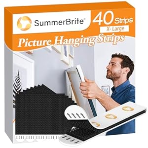 SummerBrite Picture Hanging Strips,...