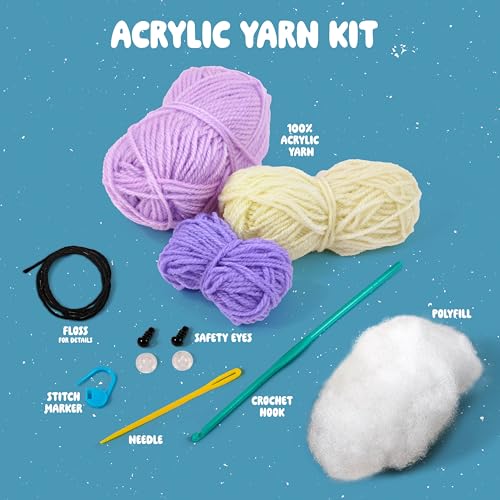 Image of Bucilla Complete Crochet Kit, Sarah the Boba Tea, 5 inch