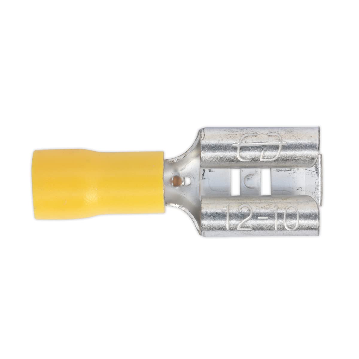 Sealey Women's Yellow Yt14 Push-On Terminal 9.5Mm Pack Of 100