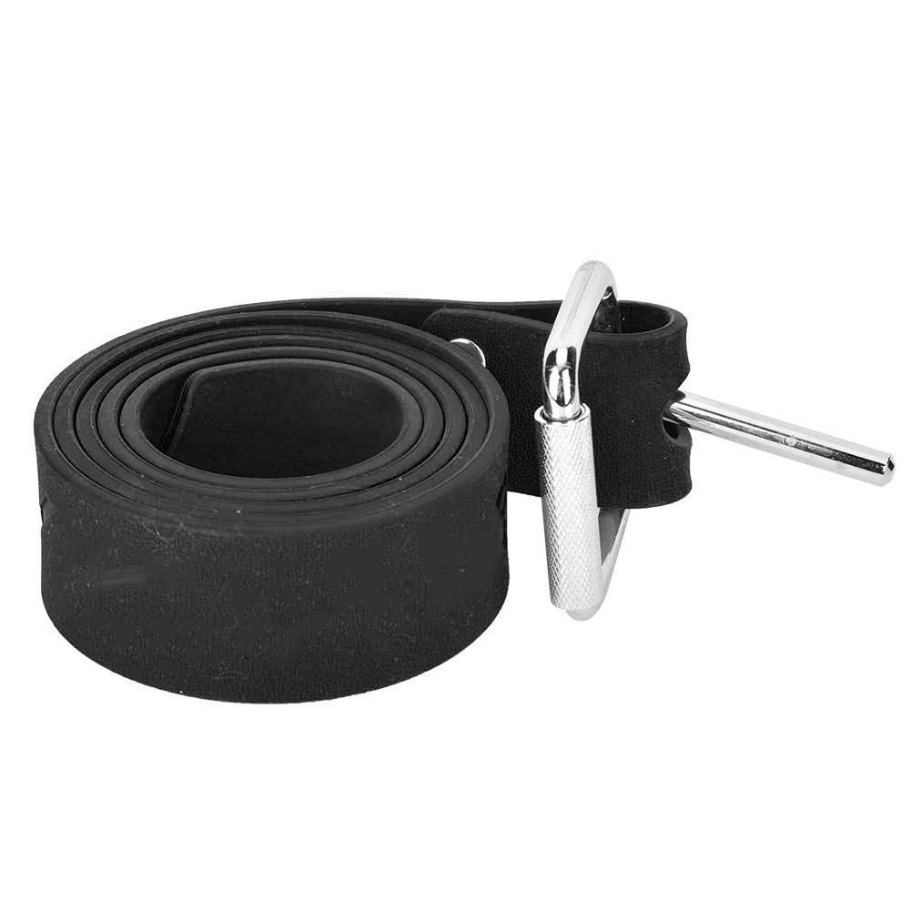 Keenso 1,46 mètres de Ceinture de contrepoids de plongée, Sangle de Taille réglable en Caoutchouc léger pour la plongée en apnée