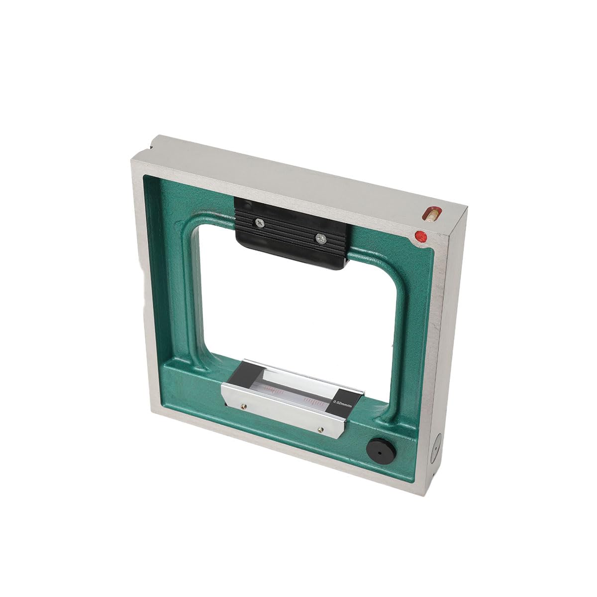 LALABU Maschinenwasserwaage, 250x250 mm Rahmen Wasserwaage Richtwaage,Genauigkeit 0.02mm/m Präzisions-Ingenieure Wasserwaage