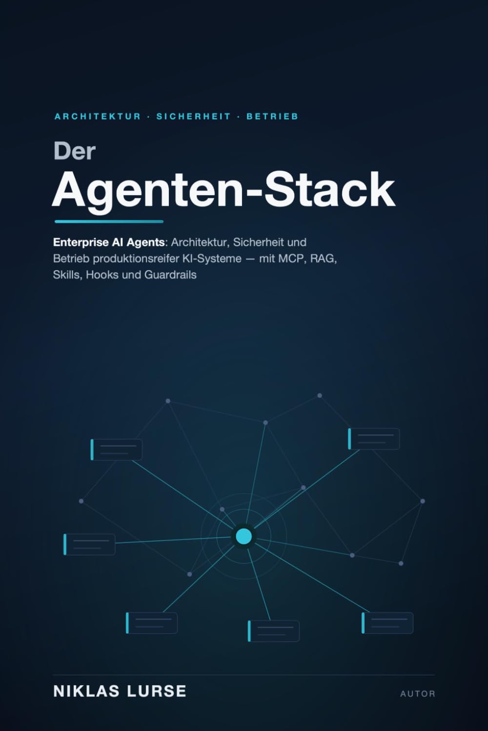 Der Agenten-Stack: Enterprise AI Agents: Architektur, Sicherheit und Betrieb produktionsreifer KI-Systeme — mit MCP, RAG, Skills, Hooks und Guardrails