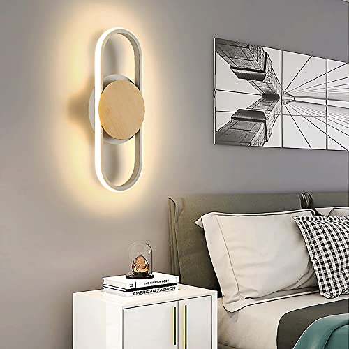 Lámpara de pared LED moderna con diseño de anillo y apliques decorativos para iluminación de hogar 3