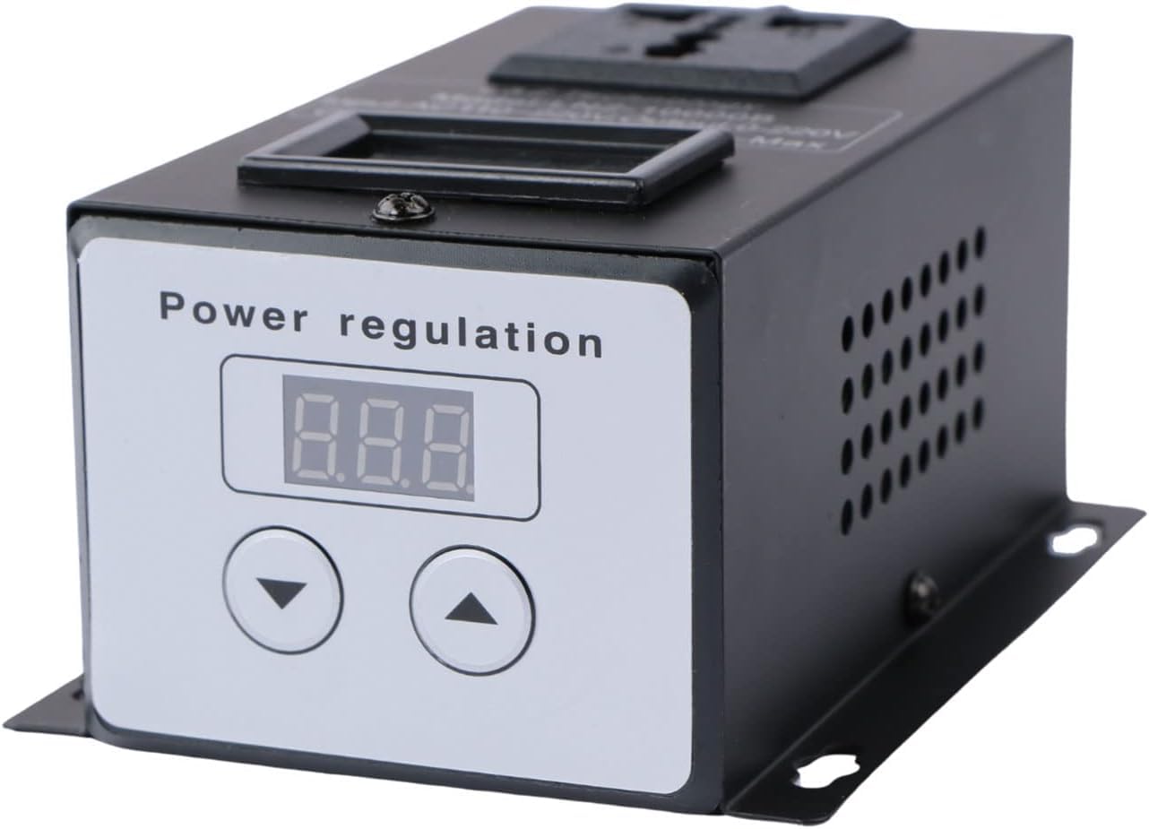 SCR AC 220V 10000W Electronic Voltage Regulator Adjustable Thyristor Speed Controller Dimming Dimmer Temperature Thermostat Module-image-16