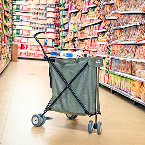 Ziziqw Foldable Agricultural Tool Cart,Multifunction Camping Truck,High Capacity Garden Transport Cart,40Kg Max Load Suitable for Camping Shopping Garden