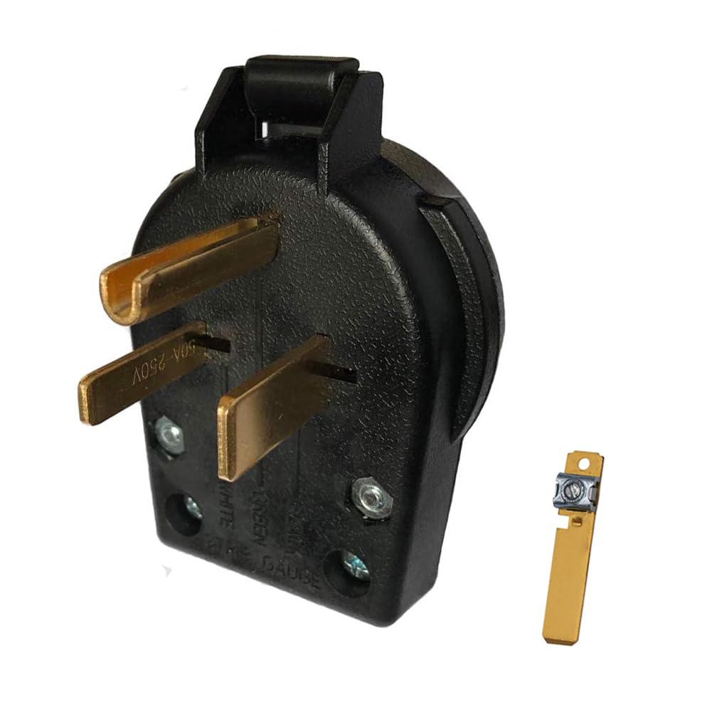 DFuerdivn HeavyDuty Universal Power Plug 50 Amp, 250 Volt, Plug