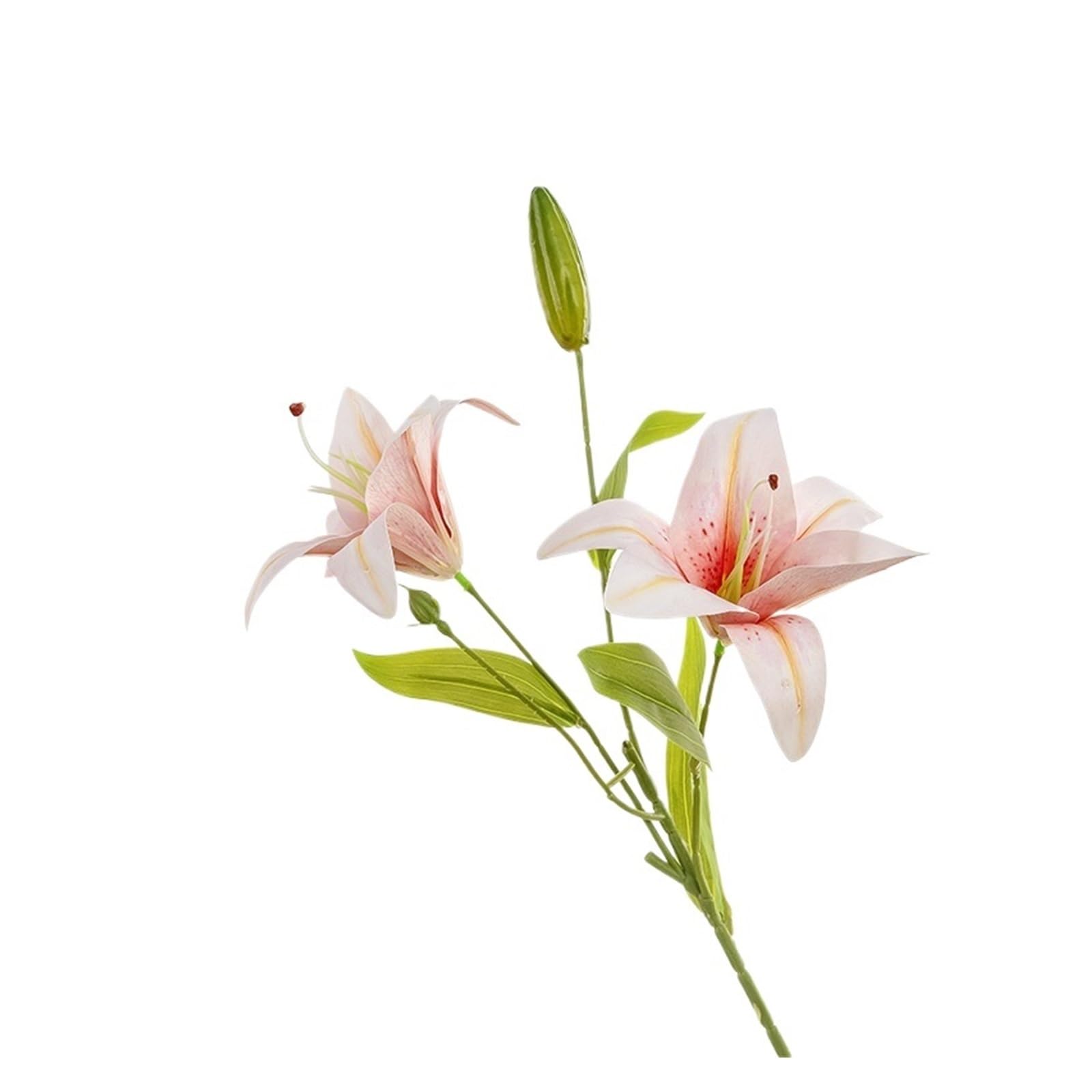 Casetlong 5Pcs Fake Flowers Artificial For Home Decor Party Table Wedding Bouquet(Champagne Pink)
