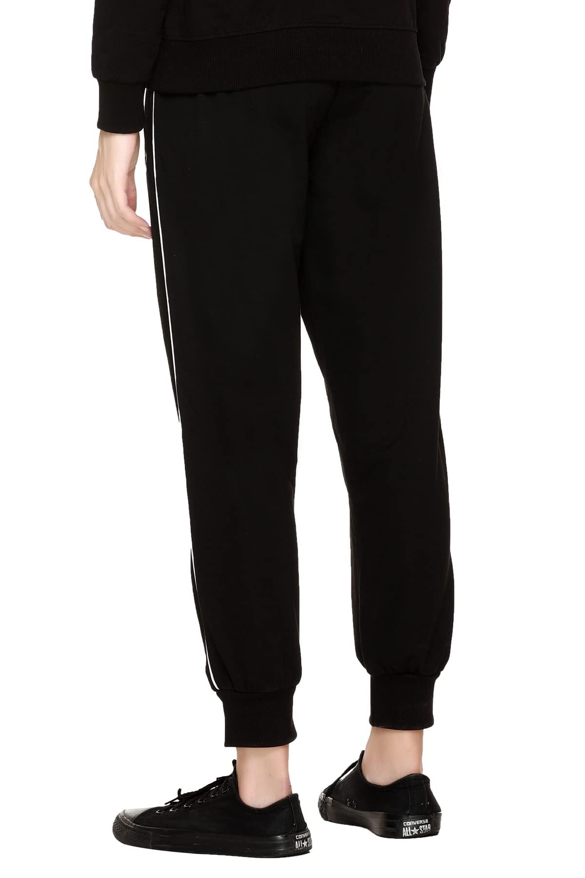 Kepa Joggers Pants for Women with Secure Pockets – Comfortable Stretchable Gym Pants, Lounge Lowers & Casual Wear Track Pants – S-XXL Black White