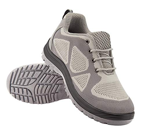 Image of NEOSAFE Falcore A2011 Sports Line Low Ankle Safety Shoes, ISI Marked with Steel Toe and Puncture Proof Mid Plate, Grey, Size 5