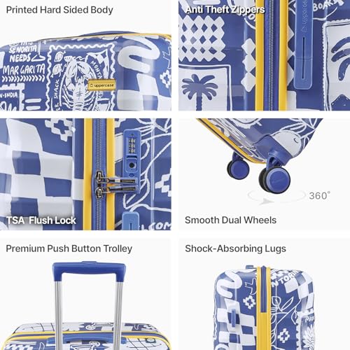 Image of uppercase Holidaze Large Printed Trolley Bag