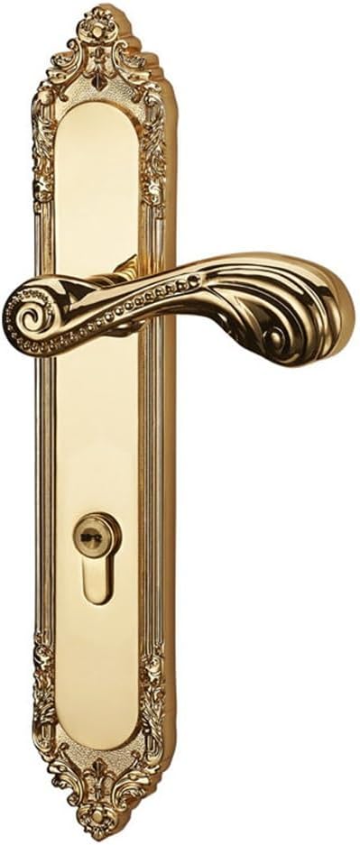 Copper Interior Wooden Door Lock Vintage Gold Classic Kitchen Bedroom Universal Door Lock