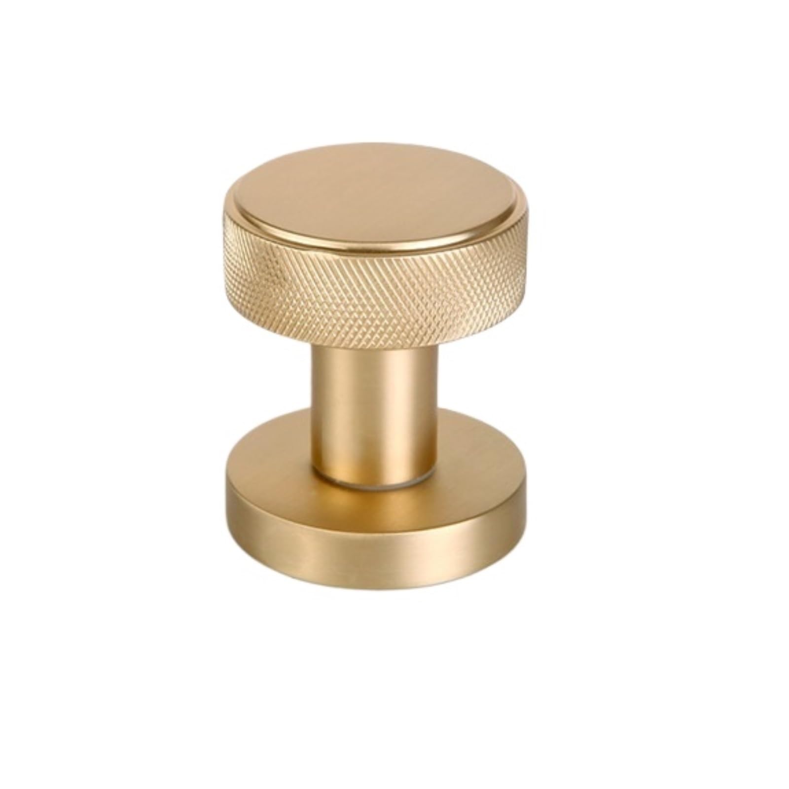 Juaksqzyi Gold Door Levers Interior Passage Door Knob Handle For Closet And Hallway Doors Non-Locking Doorknob Zinc Alloy Single Handle Deadbolt Set(Gold)
