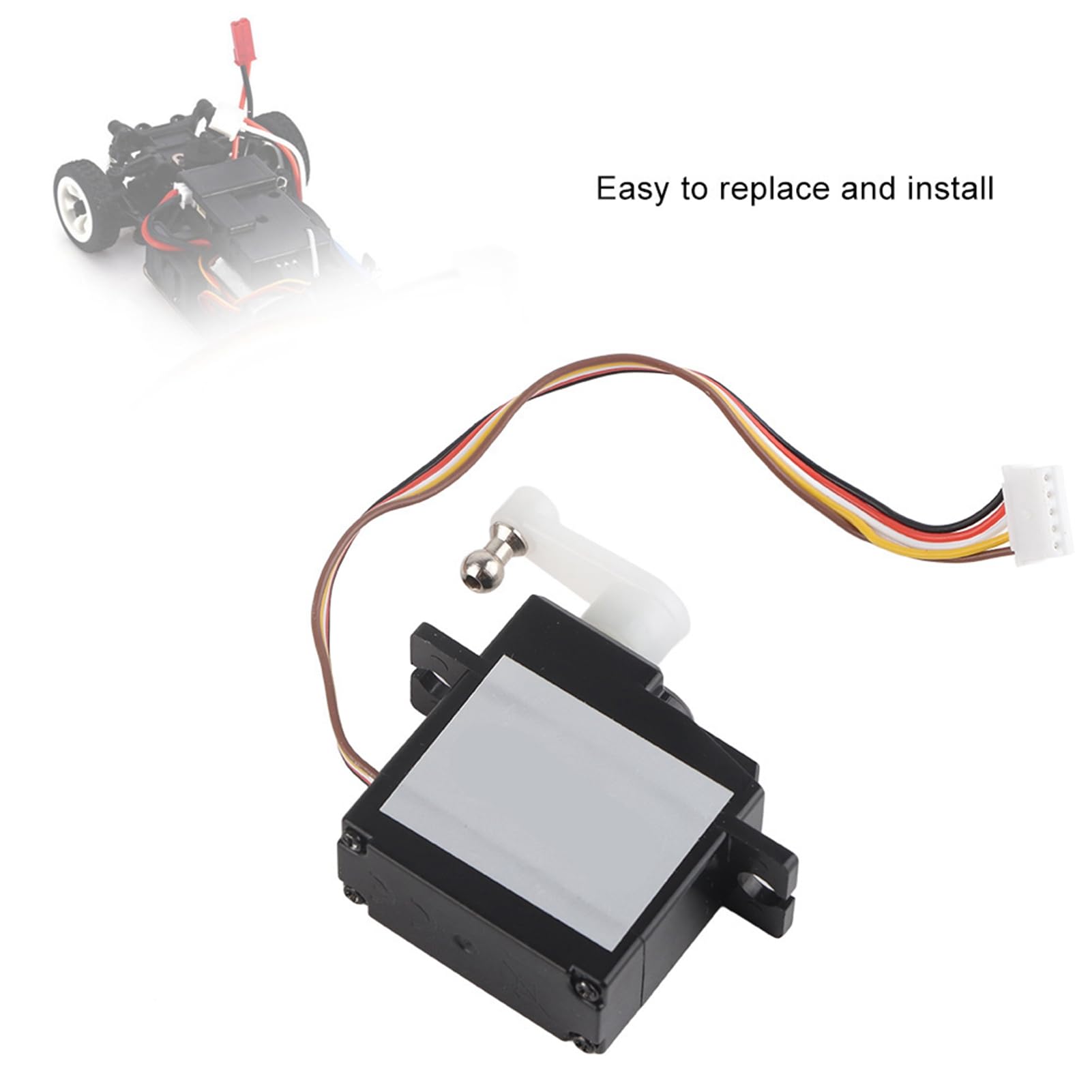 Dilwe Motore sterzo RC, Accessorio servo RC in Metallo per 144001 1/14 Auto a Ruote in Lega RC